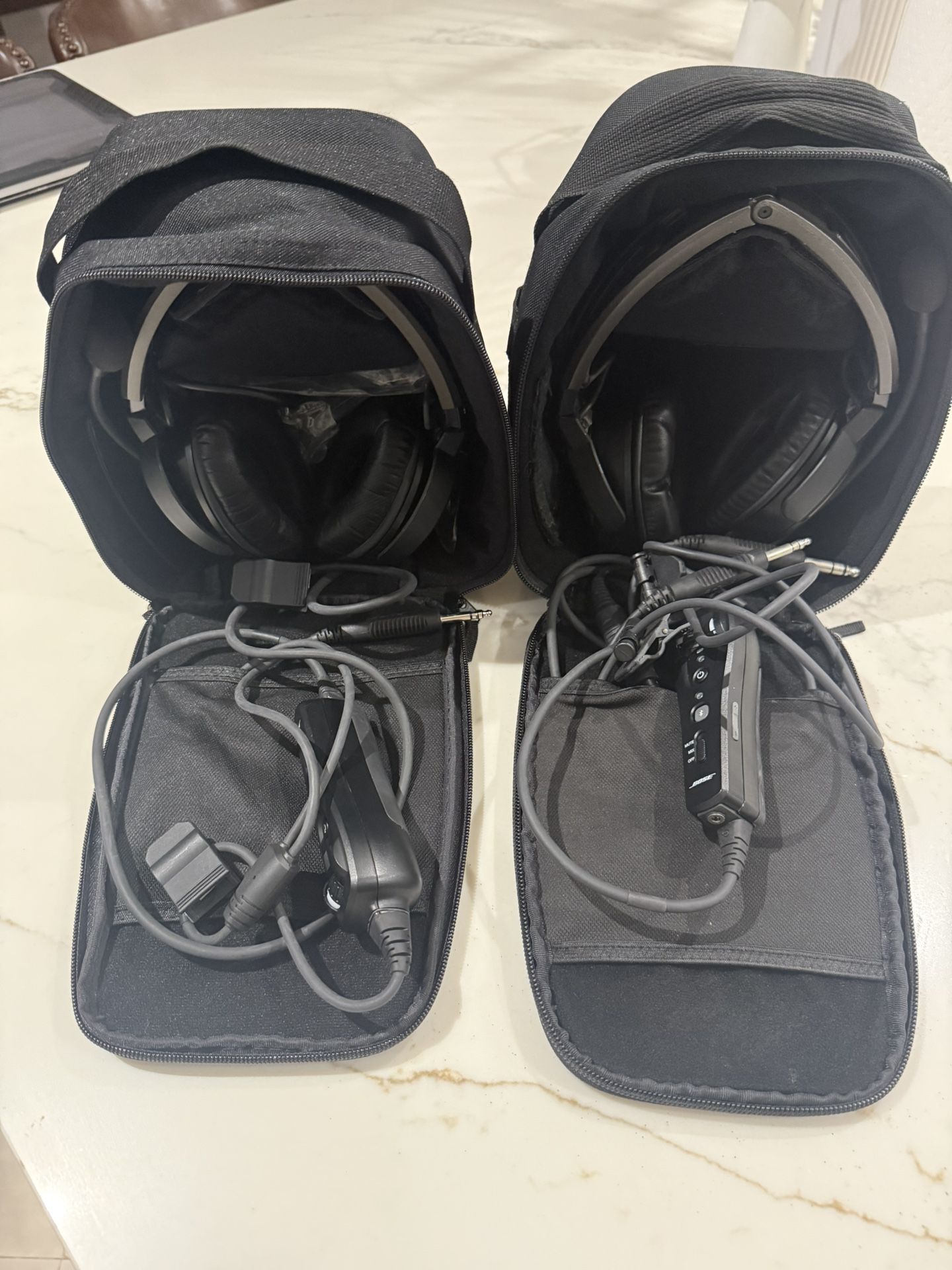 2 Bose Pilot Headsets