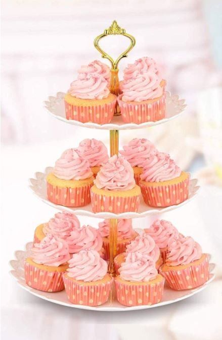 Wow Everyone With This 3-Tier Cupcake/Dessert Stand For Any Occasion!