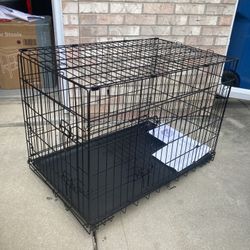 New 36” dog cage with divider