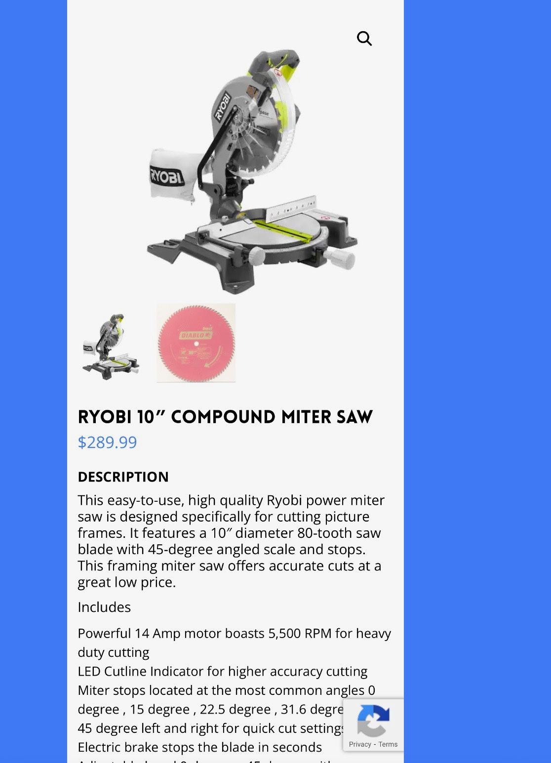 10" COMPOUND MITER SAW