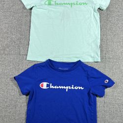 Champion Boys Shirts Size 5 Lot 2 Shirt green and blue 