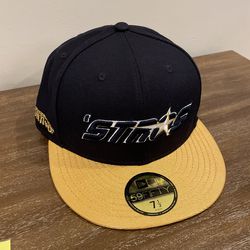 Limited Edition Bun B Snapback Astros Hat Blue And Gold for Sale