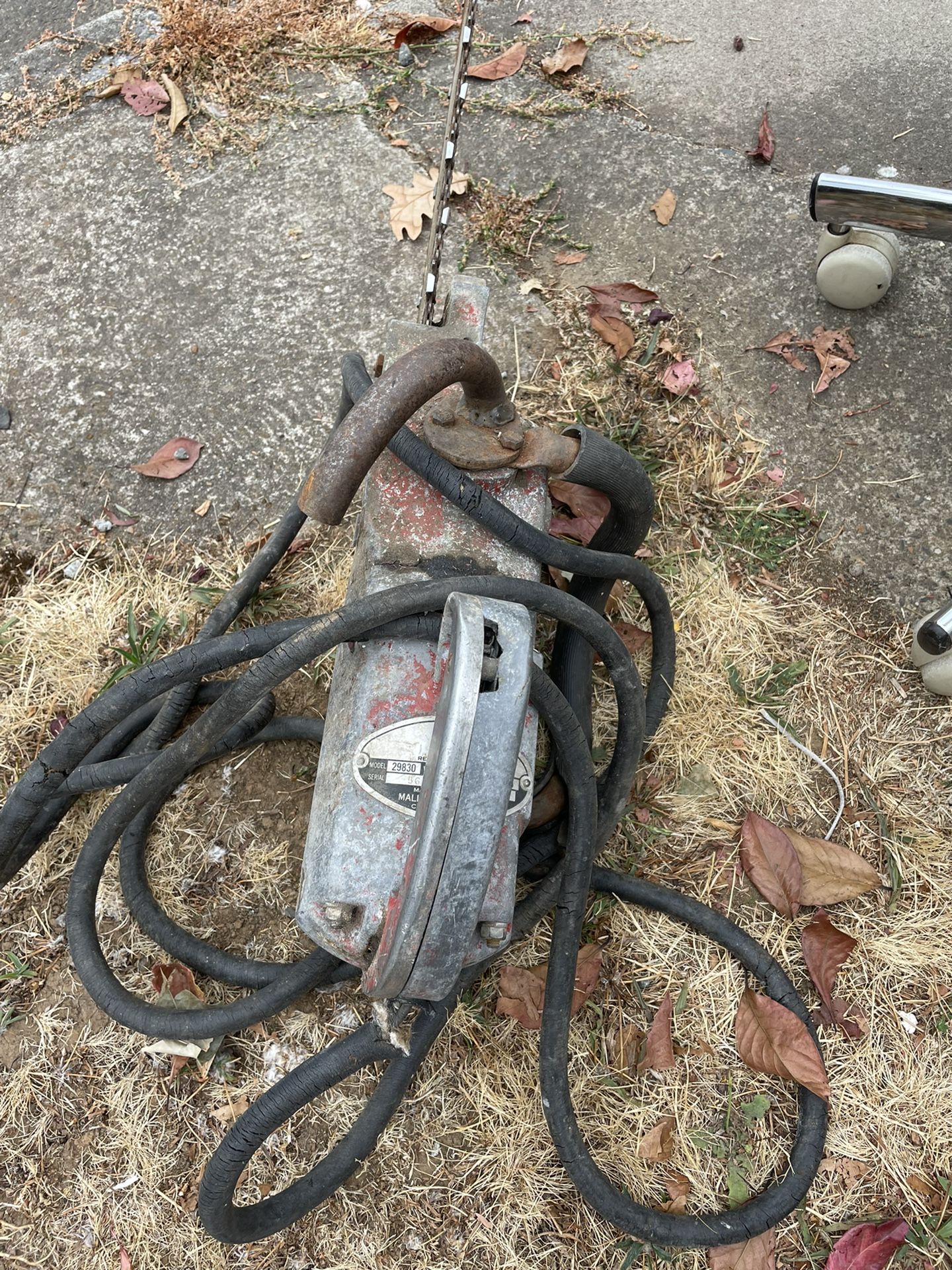 Vintage Mall Tool company Electric Chainsaw