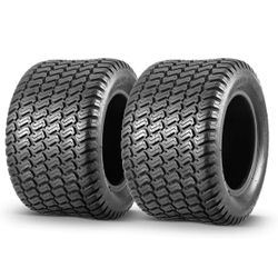 2Pcs 18x10.50-10 Lawn & Garden Turf Tire 18x10.50x10 Hilly Lawn Tractor Tires 18x10.5-10 Tubeless 4 Ply P332
