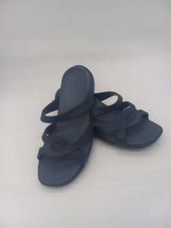 Crocs Blue Meleen Twist Sandals Slip On Women size 10 