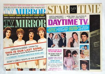 Vintage TV Magazines Lot of 4 from 1970s NBC Star Time TV Mirror