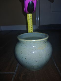 Green vase