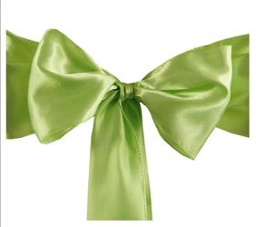 Green apple chair sashes