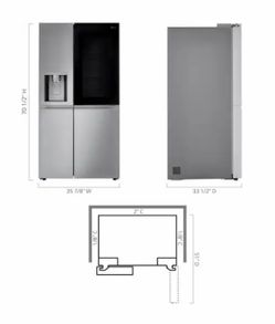 Brand-New Style LG Refrigerator