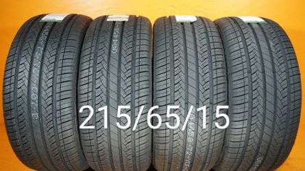 4 New Tires For Sale 215/65/15 We Service Motorcycle Tires