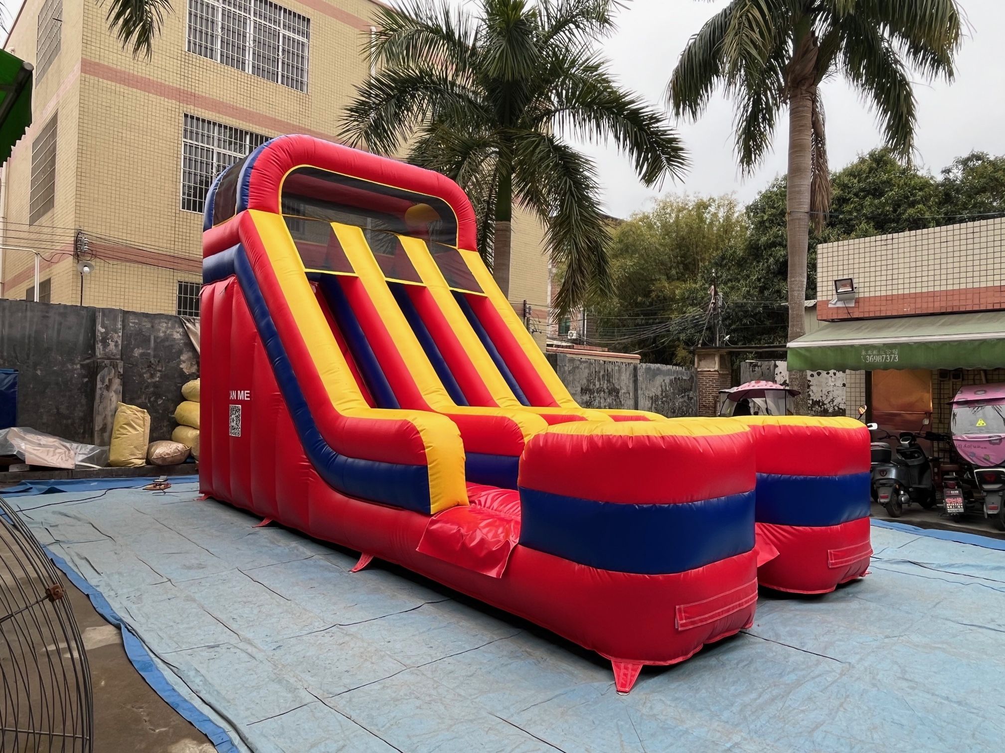 Inflatable Dry 2-Way Slide
