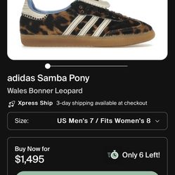 Adidas Samba Pony x Wales Bonner 
