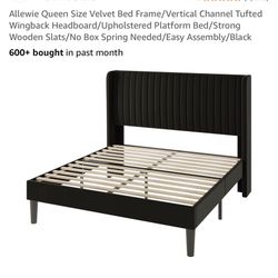 Queen Bed With Mattress 