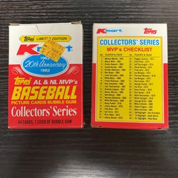 1982 Topps Kmart baseball cards x2