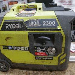 RYOBI GENERATOR 2300WATT RY12300BTA PRE OWNED 883841-1 