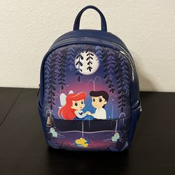 Disney Loungefly Little Mermaid Ariel Gondola Scene Mini Backpack
