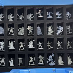 Massive Lot Of Fantasy RPG Miniatures, Books and More. 