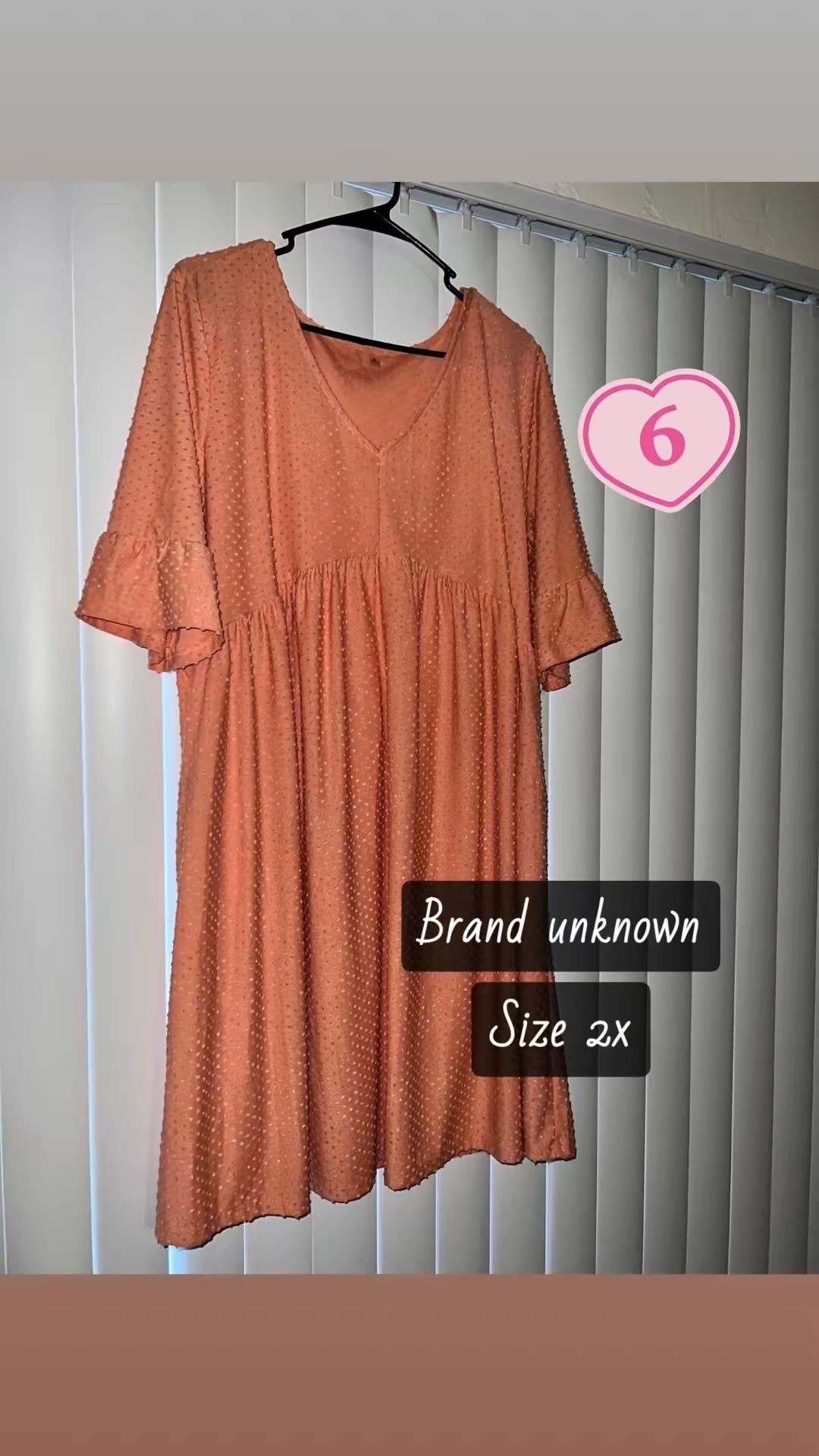 Orange Plus Dress