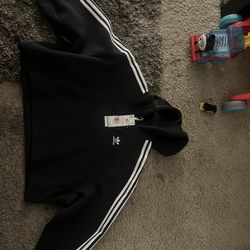 Adidas Xs Crop Top Hoodie 
