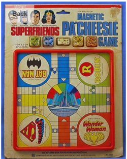 DC Superfriends Magnetic Pa'Cheesie Game 1980