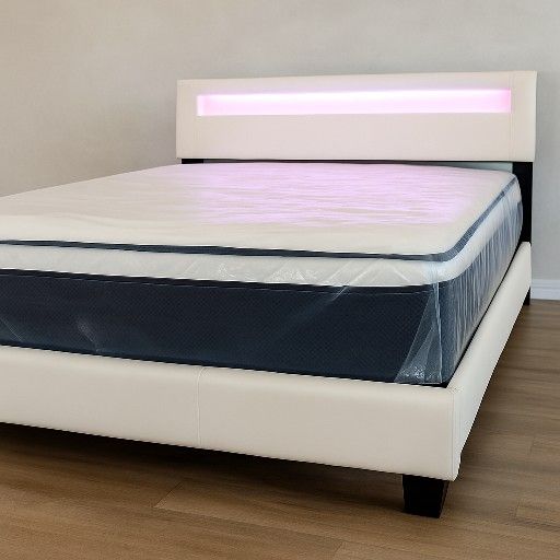NEW QUEEN PILLOW TOP MATTRESS and BOX SPRING. Bed frame not included π