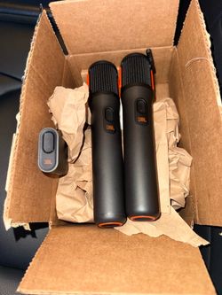 JBL - PartyBox Digital Wireless Microphones - Black
