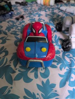 Remote Spider Man Car And Robot Dog With Ball
