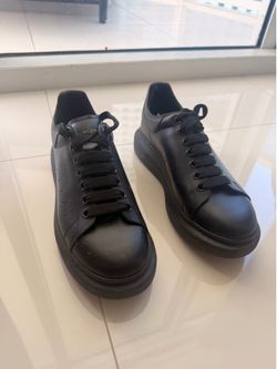 Alexander McQueen Black Oversized Sneakers - Size 41 (US 8) - Used Once, Like New!