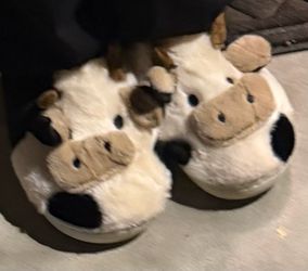 Cow house slippers