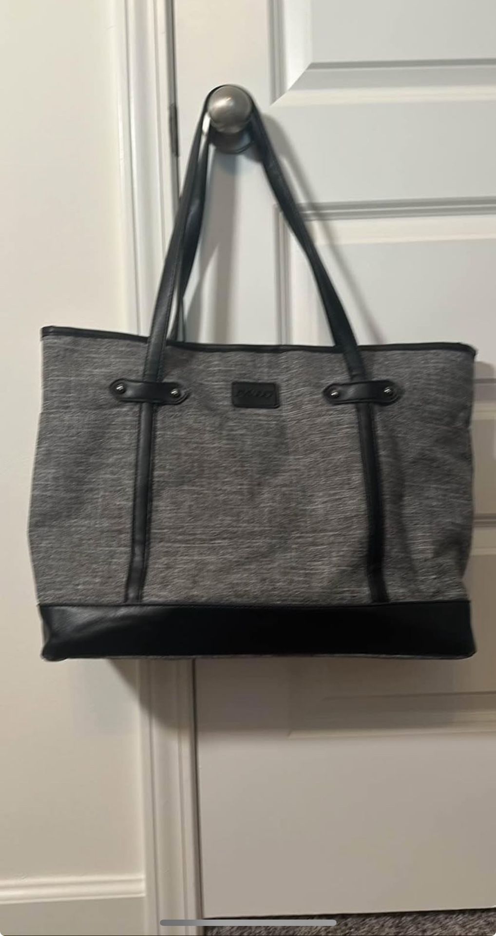 RAVUO Laptop Tote Bag for Women, Water Resistant 15.6 Inch Computer Handbag