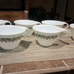 Corelle Teacups And Sugar Bowl 