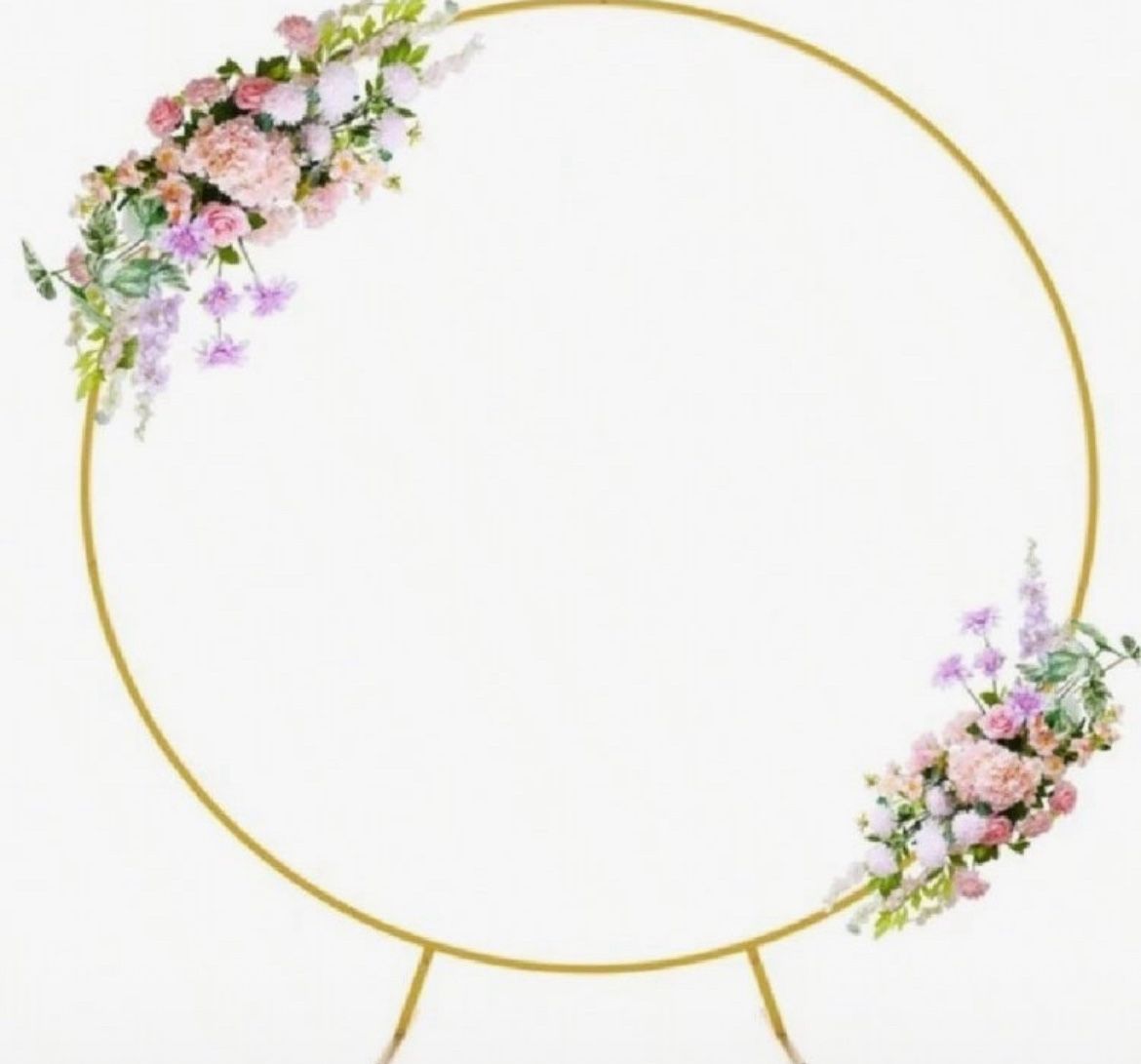 1pc Oversized Diameter 200cm/79inch Wedding Ceremony Queue Background Metal Ring Balloon Arch Stand, Wedding Decoration Prop, Party Festival Outdoor A