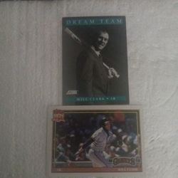 2 Will Clark Cards
