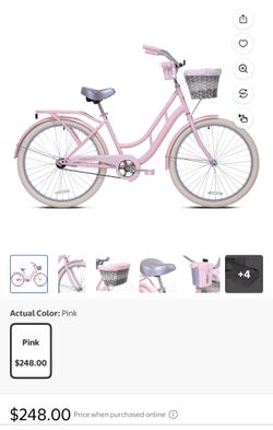 Pink Beach Cruiser 26” Kent Charleston 