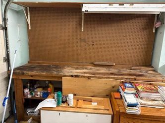 96" x 80" workbench