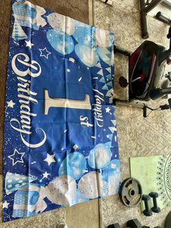 1 Year Birthday Boy Decor