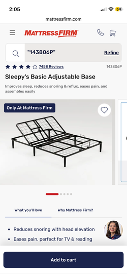 Adjustable King Bed Base (New)
