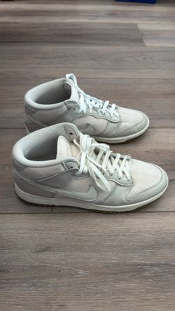Nike Dunk Mid Cream Canvas Mens 10