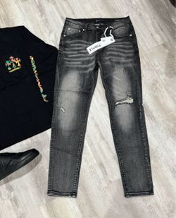 purple jeans