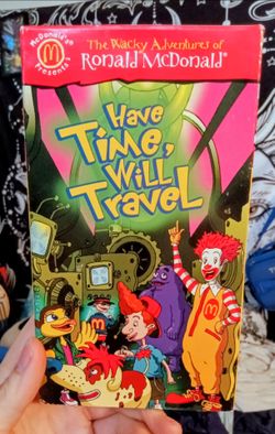 McDonald's Ronald McDonald have time will travel VHS