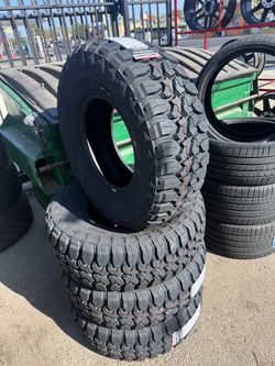 LT 31x10.50x15 MT TIRES $550 CASH OUT THE DOOR Mud Terrain Tires installed (4) New 50,000 Miles-We Finance