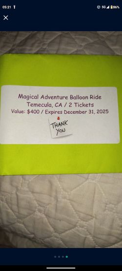 Hot Air Balloon Ride