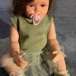 22” Realictic  toddler girl doll