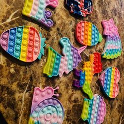 New Fidget Poppers (10) / INCLUDES ALL YOU SEE!  LOT 3 