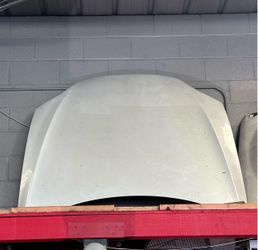 2012-2016 MODEL S TESLA HOOD COLOR PEARL WHITE