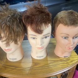 3 Paul Mitchell Cosmetology Practice Heads 
