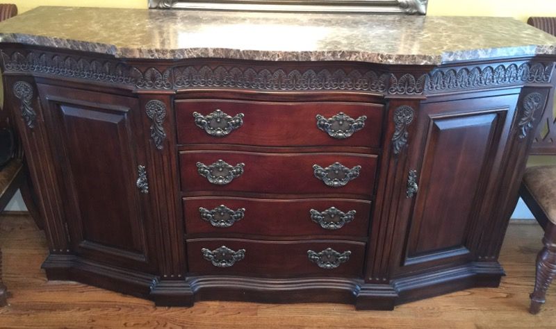 Bernhardt Embassy Row Marble Top Buffet
