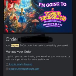 Beyond Wonderland 2 Day Ga 