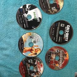 6 Ps3 Games $35