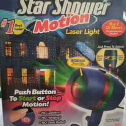 Star Shower Motion Light For Christmas 